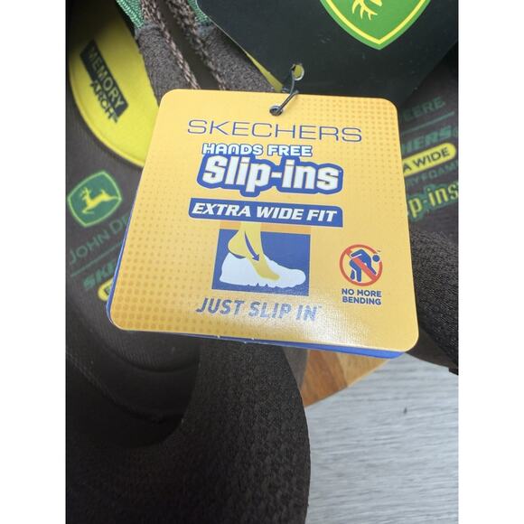 Men’s 12. Skechers Hands Free Slip Ins. John Deere.